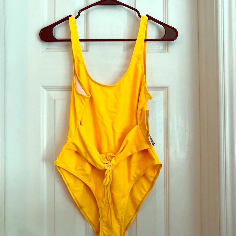 Yellow One Piece Swimsuit